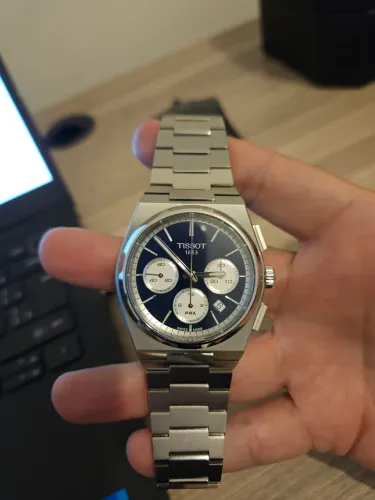 Tissot PRX cronógrafo azul
