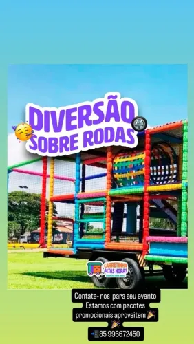 Vende-se kidplay brinquedão carretinha kids playground móvel ou alugo tambem pra eventos 