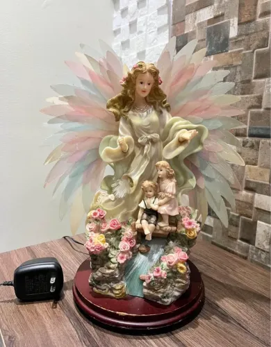 Abajur anjo vintage led