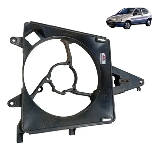 Defletor Ventoinha Radiador Fiat Palio 2001 2012 Com Ar