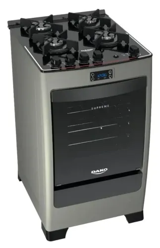 Fogão Dako 4 Bocas Supreme com Timer - Já Convertido para Gás Encanado