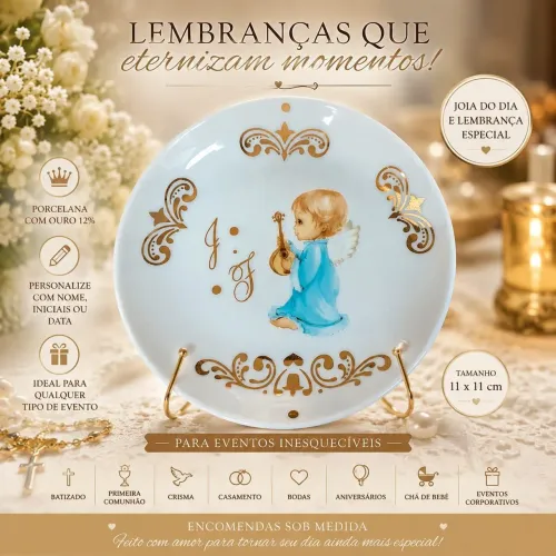 Lembrancinhas de porcelana a partir de 60,00 a unidade