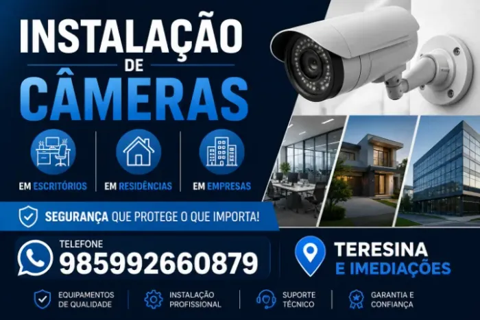Instalação de cameras
