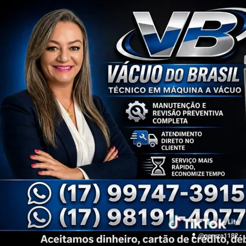 Assistência técnica de máquina á vácuo