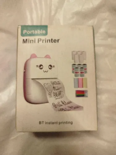 Mini impressora térmica de Gatinho 