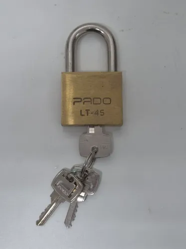 Cadeado Pado LT-45 Origonal - Acompanha 3 chaves