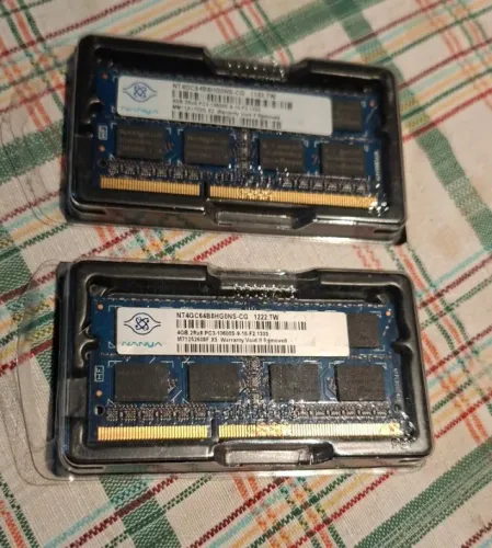 2 conjuntos de 8GB Memórias de Notebook