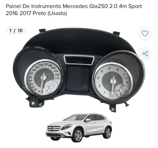 PAINEL DE INSTRUMENTO MERCEDES GLA 250 2017 
