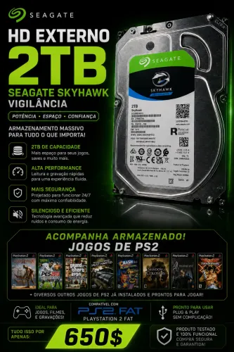 HD Externo 2TB