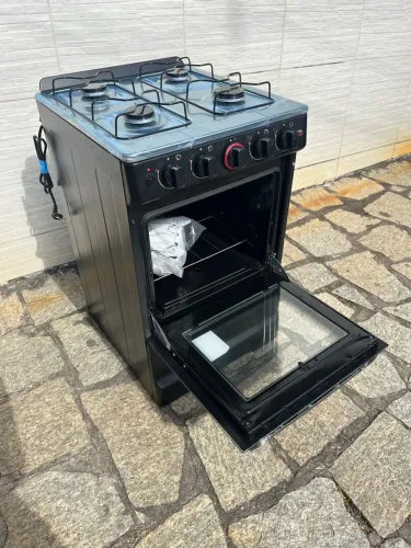 Fogão Esmaltec Ideal Super 4 bocas mesa inox 