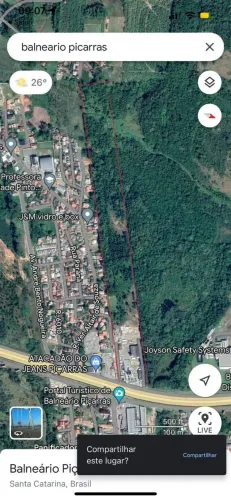 Terreno nas margens da BR 101 em Balneário Piçarras
