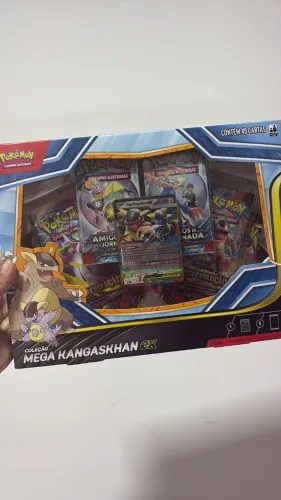 Box Cartas Pokémon Coleção Mega Kangaskhan Ex Copag