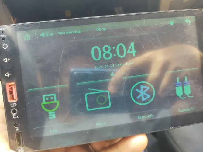 Rádio multimídia para carro