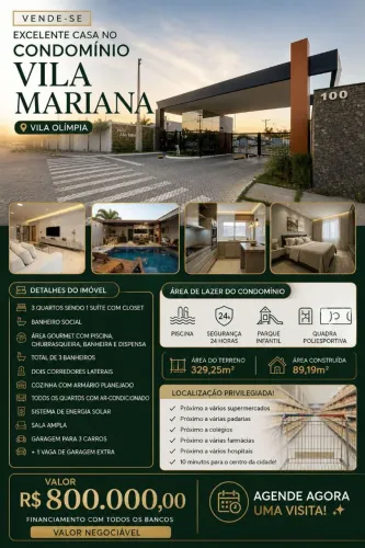 CASA CONDOMÍNIO VILA MARIANA EXCELENTE 