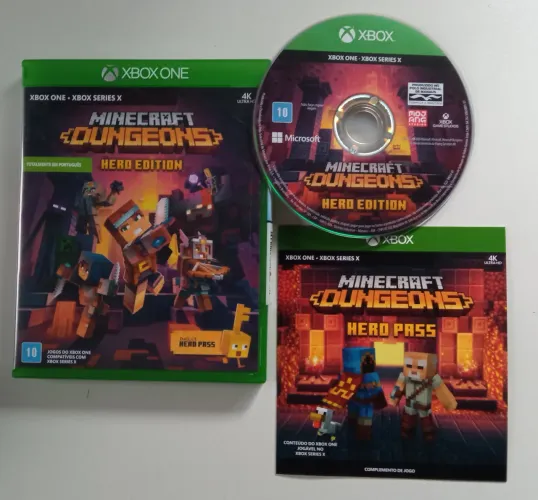 Minecraft Dungeons hero edition Xbox one original seminovo
