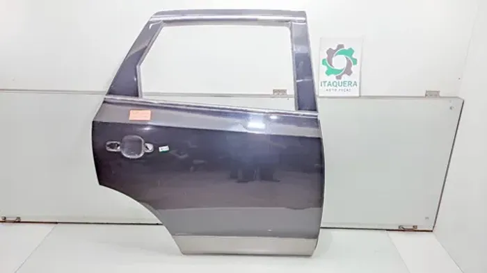 Porta Traseiro Direito Hyundai Vera Cruz Ano 2008 2009 Traseira Direito Preto