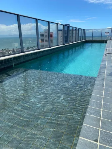 Oportunidade IMPERDÍVEL de 1 Flat em Tambaú com 25m² mobiliado, Nascente Sul. Porteira Fec