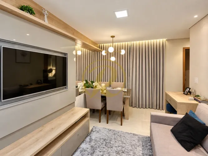 Apartamento mobiliado à venda no Lagoa Dourada - Acquaville