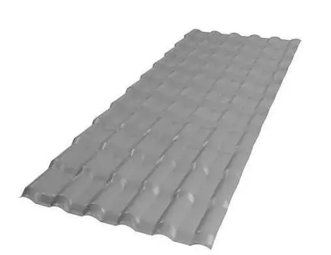 Telha de PVC cinza 242x88 Afort fortlev paguem na entrega 