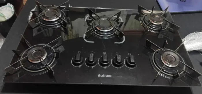 Fogão cooktop 5 bocas semi novo