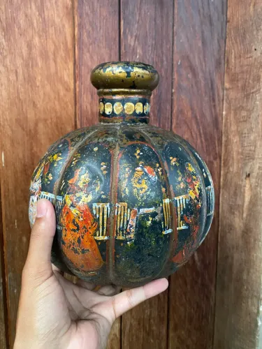 ANTIGO VASO INDIANO 100 a 130 anos 
