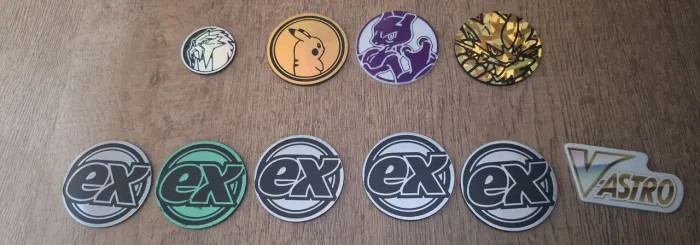 Moedas pokemon variadas!