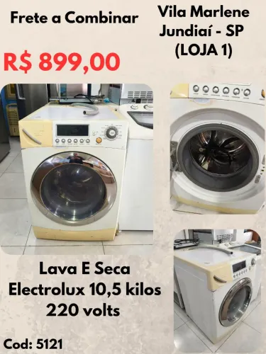 Lava E Seca Electrolux 10,5 kilos 220 volts