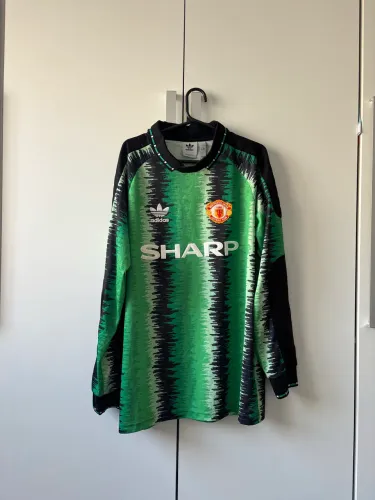 Camisa Manchester United Sharp Goleiro Retrô Adidas Original