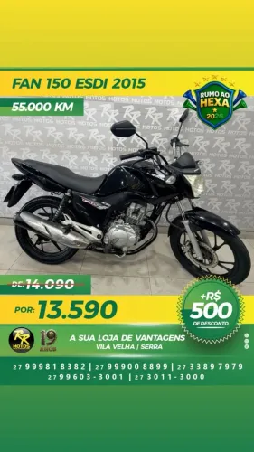Moto Honda FAN 150 ESDI 2015