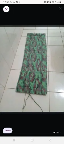 Colchão de solteiro para barraca camuflado