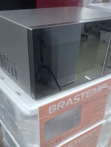 Micro-ondas brastemp inox na caixa 