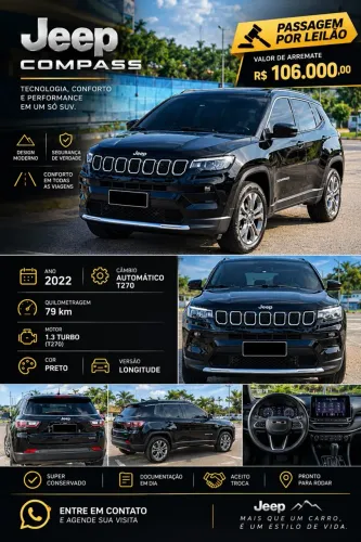 Jeep Compass Long. T270 1.3 TB 4X2 Flex AUT 2022