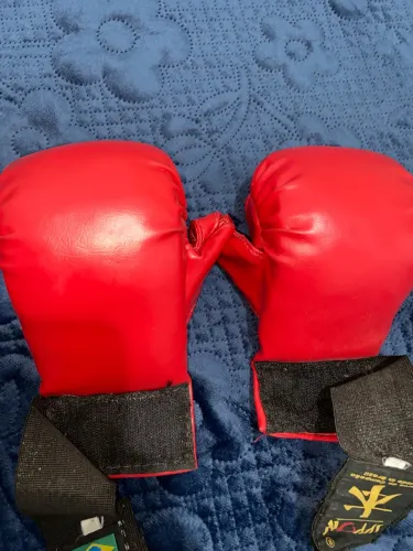 Luvas para Artes Marciais - Vermelha e ou Azul