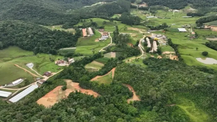 Sítio Produtivo + Projeto de Condomínio Rural em São Pedro de Alcântara/SC