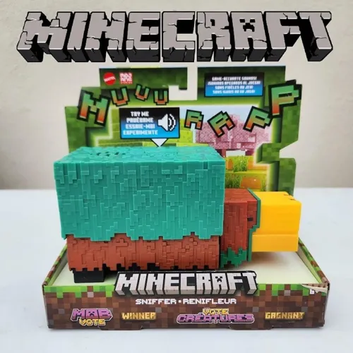 Boneco Vanilla Sniffer Minecraft Com Som  Mattel novo original
