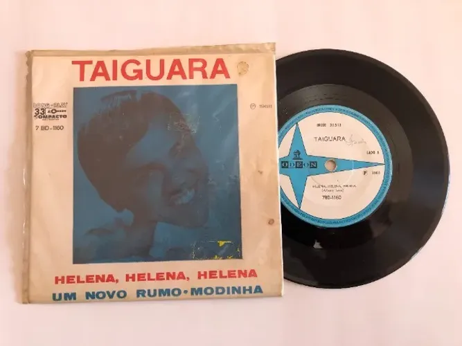 Raro! Taiguara: Helena, Novo Rumo, Modinha (1968) Disco Vinil Compacto