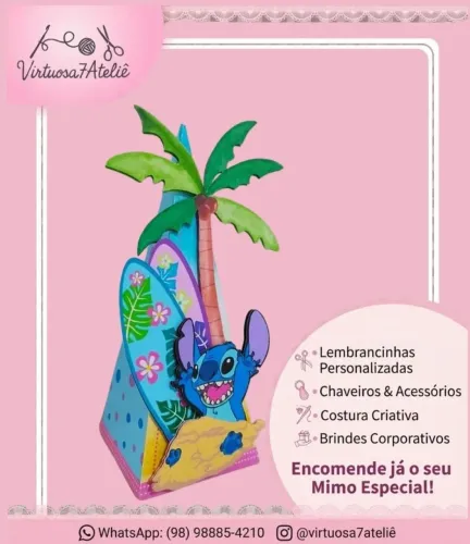 Caixa Pirâmide Vários Personagens 