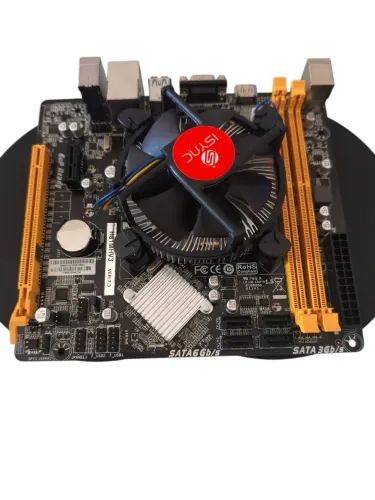 2 kit NOVO placa mãe h81+2 i5-4590+4x4gb ram+2espelho