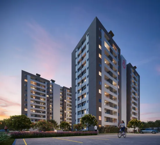 Apartamentos com dois quartos