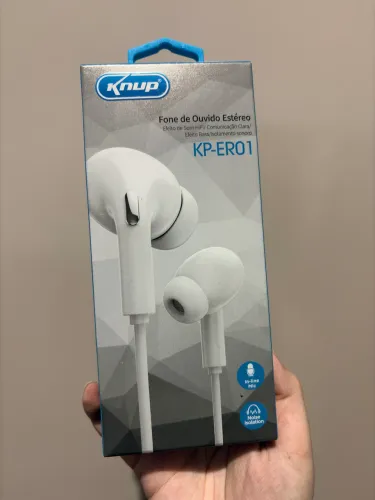 Fone de ouvido com fio NOVO
