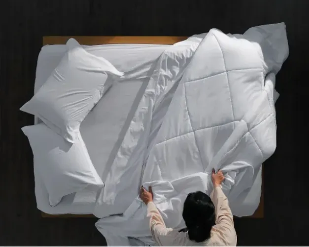 Edredom Duvet Queen Branco 150 G/M² - Novo! Westwing