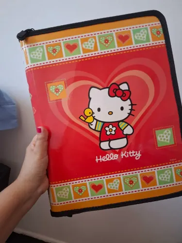 Fichario Hello Kitty Grafons anos 2000