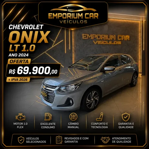 Chevrolet Onix Hatch LT 1.0 12V Flex Mec. 4P 2024