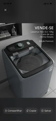 Tanquinho (lavadora) LAVAMAX 10 kg