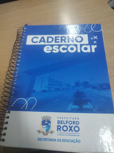 Vendo-se caderno original prefeitura de Belford roxo