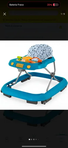 Vendo andajar bebê