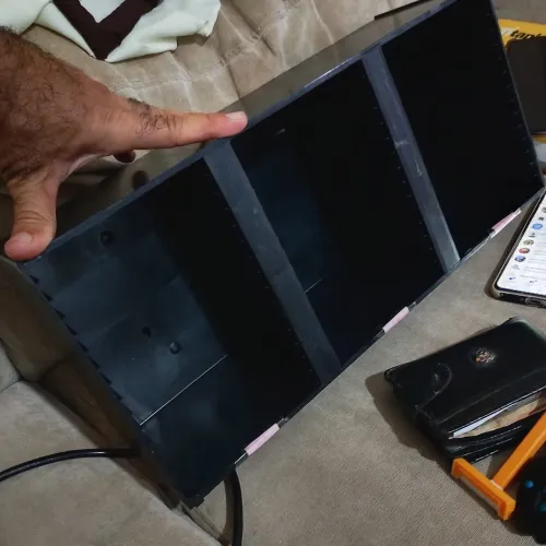 Estante organizadora para 45 cd ou dvd 