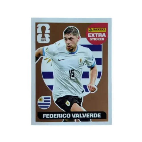 Federico Valverde - Figurinha Extra Sticker da Copa do Mundo de 2026