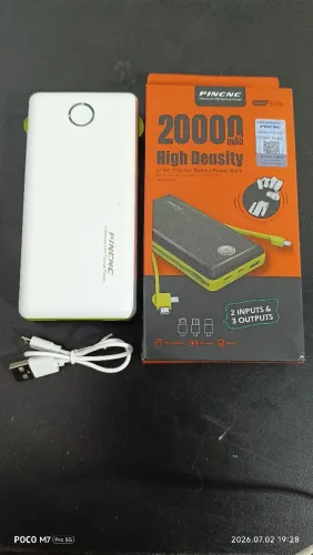 CARREGADOR PORTÁTIL POWERBANK NOVO LACRADO 20.000 MAH TURBO