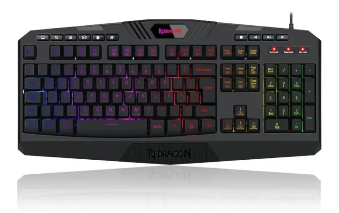 TECLADO MEMBRANA GAMER HARPE 2 RGB PRETO LACRADO